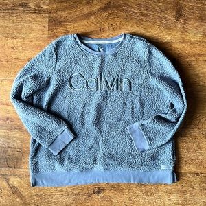 Calvin Klein teddy sweater